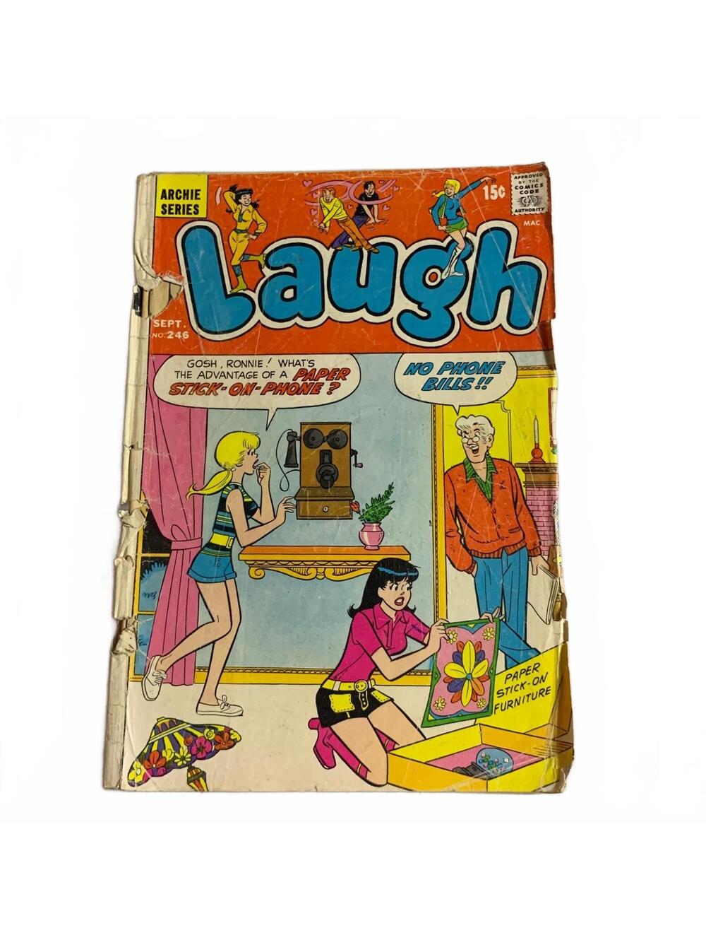 Laugh Comics #246 Archie September 1971 Vintage Single Issue Comic